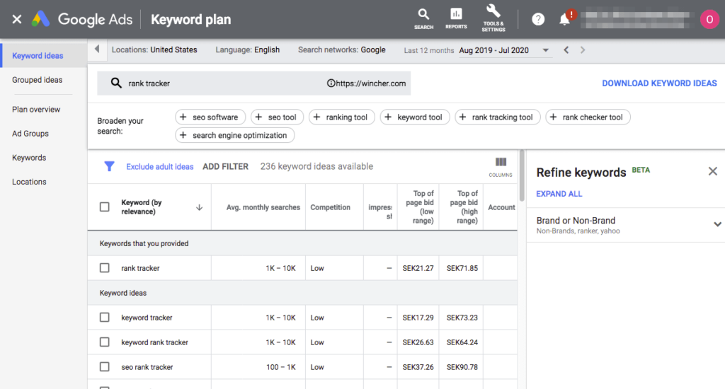 How to Use Google Keyword Planner and Get Exact Search Volume 2021